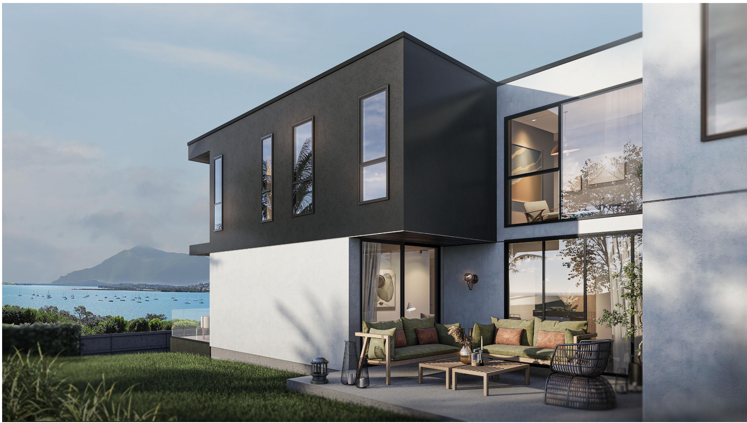 Compass Way 3D Model - Landscape Integration View